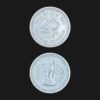 India 25 Paise (Wreath Border / 1966) Coin