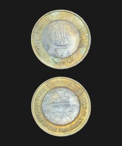 India 10 Rupees 2012 (60 Years of the Parliament of India) Coin