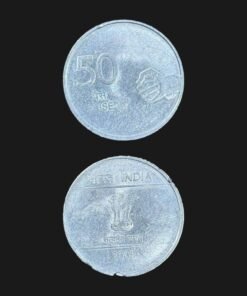 India 50 Paise (Hand Motif Reverse / 2008) Coin