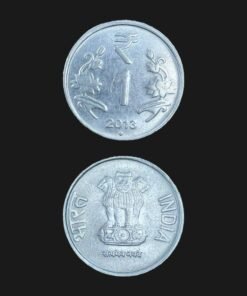 India 1 Rupee (Grain Sheaf) Coin