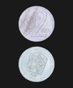 Czechoslovakia 2 Koruny Coin 1972 Socialist Republic Lion Emblem Cupronickel RARE