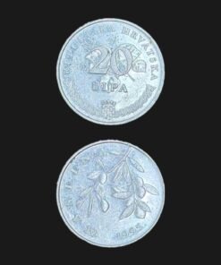 Croatia 20 Lipa Coin 1995 Maslina Olive Branch Republic of Croatia RARE