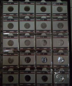 British India Year Wise-269 # WITH Coin HOLDERS STICKERS ONLY NO Coins Only Copper Coins 1 album