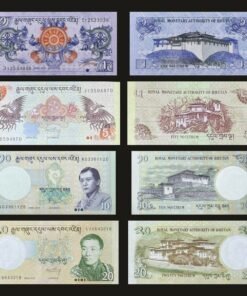 Bhutan Royal Banknote Set of 4 UNC