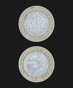 Turkey 1 Lira Coin Bi-Metallic Ataturk