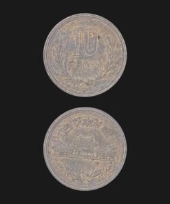 Japan 10 Yen Coin Bronze Phoenix Hall (Byodoin)