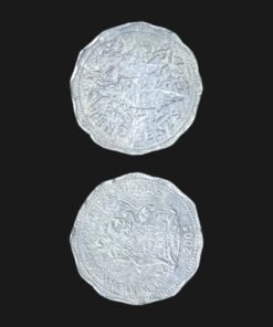 Bahamas 10 Cents Coin Scalloped Edge Coat of Arms