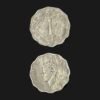 British India 1 Anna Coin King George VI Nickel-Brass