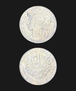 Austria 10 Schilling Coin Eagle and Woman in Headdress