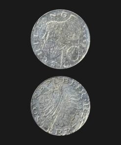 Austria 10 Schilling Coin Eagle and Woman in Headdress