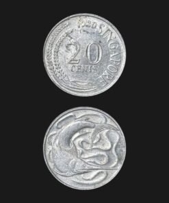 Singapore 20 Cents Coin Swordfish