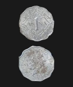 British India 1 Anna Coin King George VI Nickel-Brass