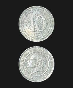 Turkey 10 Kurus Coin Ataturk