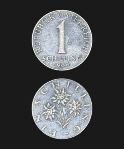 Austria 1 Schilling Coin Edelweiss
