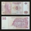 Democratic Republic of the Congo 50 Francs Banknote UNC Tsokwe Pwo Mask Fishing Village RARE