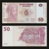Democratic Republic of Congo 50 Francs Banknote 2022 UNC Tshokwe Mask Fishermen Village RARE