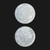 Morocco 10 Dirhams (Rial) AH 1329 1911 Silver Coin Sultan Abd al-Hafid Paris Mint