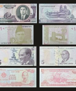 Fathers of the Nation Banknote Pack of 4 UNC