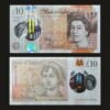UK 10 Pounds Banknote 2017 Polymer Queen Elizabeth II Jane Austen RARE