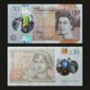 UK 10 Pounds Banknote 2017 Polymer Queen Elizabeth II Jane Austen RARE