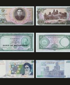 Giant Banknotes Pack of 3 UNC Oversized World Currency Notes