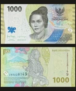 Indonesia 1000 Rupiah Banknote 2022 UNC Tjut Meutia Tari Tifa Dance Banda Neira RARE