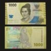 Indonesia 1000 Rupiah Banknote 2022 Tjut Meutia Tari Tifa Banda Neira UNC RARE