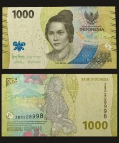 Indonesia 1000 Rupiah Banknote 2022 Tjut Meutia Tari Tifa Banda Neira UNC RARE
