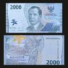 Indonesia 2000 Rupiah Banknote 2022 UNC Mohammad Hoesni Thamrin Tari Piring Ngarai Sianok RARE