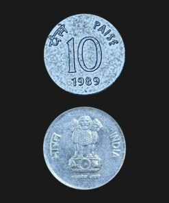 India 10 Paise (Round / Stainless Steel / 1989) Coin