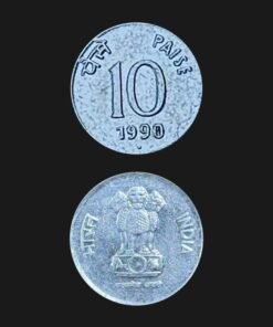 India 10 Paise (Round / Stainless Steel / 1990) Coin