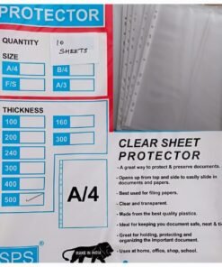 Pp Clear Sheet Protector A4 Size -10 Sheets