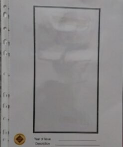 SET OF 5 WHITE REFILLS WITH SHEET PROTECTORS FOR SINGLE FDC