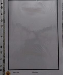 Set Of 5 White Refills With Sheet Protectors For Sheetlet