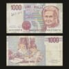Italy 1000 Lire Banknote Maria Montessori Children Studying Note RARE