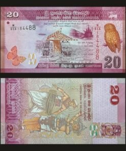 Sri Lanka 20 Rupees Banknote 2024 UNC Condition Colombo Port Serendib Scops Owl RARE