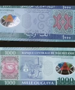 Mauritania 1000 Ouguiya Banknote 2014 UNC Camel Fish Chinguetti Minaret RARE