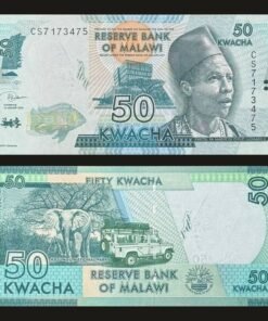 Malawi 50 Kwacha Banknote UNC 2020 Inkosi Ya Makhosi Philip Gomani II Kasungu Elephants RARE