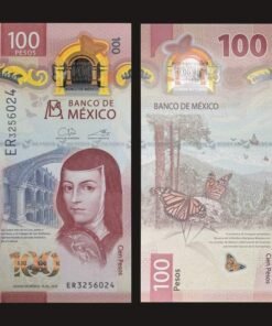 Mexico 100 Pesos Banknote UNC 2023 Polymer Sor Juana