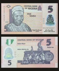 Nigeria 5 Naira Polymer Banknote UNC Tafawa Balewa Nkwa Dancers RARE