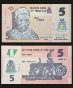 Nigeria 5 Naira Polymer Banknote UNC Tafawa Balewa Nkwa Dancers RARE