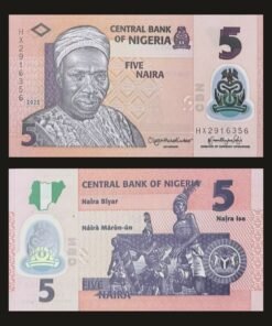 Nigeria 5 Naira Polymer Banknote 2025 UNC Sir Abubakar Tafawa Balewa Traditional Dancers RARE