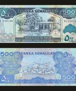 Somaliland 500 Shillings Banknote 2016 UNC Bank Building Livestock Ship RARE