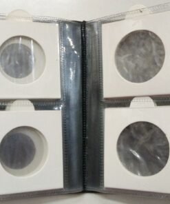 Pocket Coin Wallet With Coin Holders -Fine Quality-Fresh Stock 6 Pages / 12 Capacity (Fc)