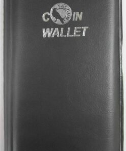 Medium Coin Wallet With Coin Holders -Fine Quality-Fresh Stock 10 Pages / 80 Capacity (Fc)