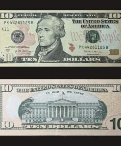 USA 10 Dollars Banknote Series 2017A About UNC Alexander Hamilton US Treasury