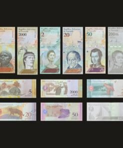 Venezuela Hyperinflation Banknote Set of 6 UNC