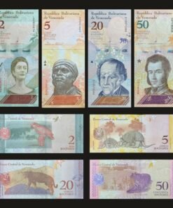 Venezuela Wildlife Banknote Set of 4 UNC