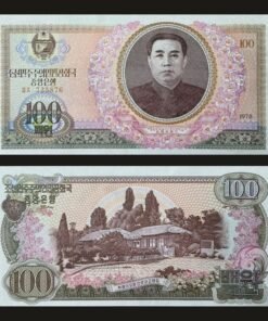 North Korea 100 Won Banknote 1978 UNC Condition Kim Il-sung & Mangyongdae Birthplace RARE