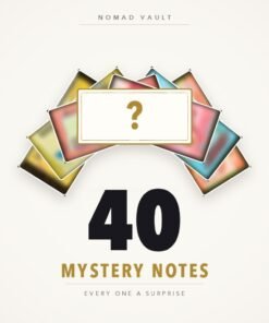Mystery Pack 40 Uncirculated World Banknotes Surprise Currency Collection Gift